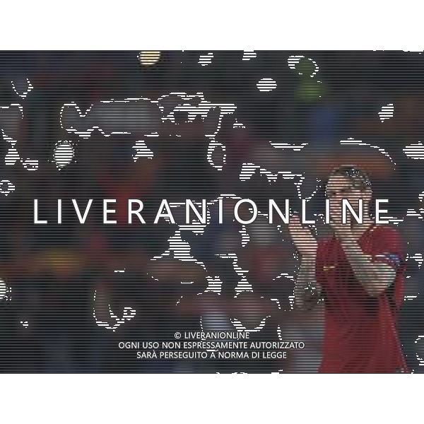 UEFA Champions League 2017/2018 Ottavi di Finale Ritorno Roma - 13.03.2018 Roma-Shakhtar Donetsk Nella Foto:De Rossi Daniele esultanza fine gara /Ph.Vitez-Ag. Aldo Liverani