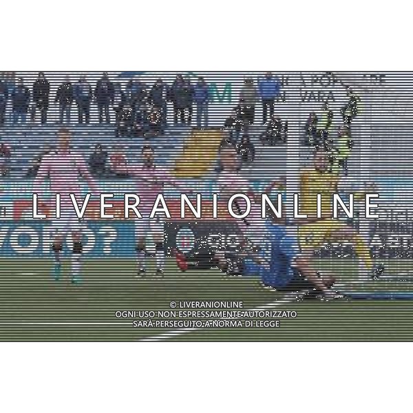 Campionato di Calcio Serie B ConTe.it 2017/2018 31a Giornata Novara - 17.03.2018 Novara-Palermo Nella Foto: il gol di puscas George /Ph.Vitez-Ag. Aldo Liverani
