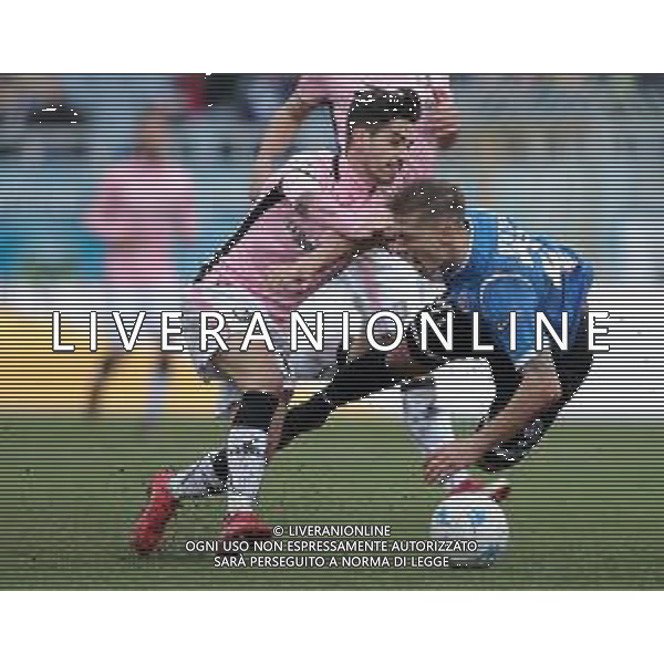 Campionato di Calcio Serie B ConTe.it 2017/2018 31a Giornata Novara - 17.03.2018 Novara-Palermo Nella Foto: Igor Coronado e Ronaldo Pompeu da Silva /Ph.Vitez-Ag. Aldo Liverani