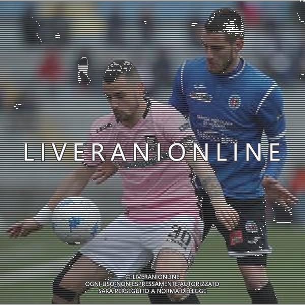 Campionato di Calcio Serie B ConTe.it 2017/2018 31a Giornata Novara - 17.03.2018 Novara-Palermo Nella Foto: Ilija Nestorovski e Petar Golubovic /Ph.Vitez-Ag. Aldo Liverani