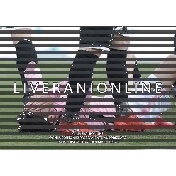 Campionato di Calcio Serie B ConTe.it 2017/2018 31a Giornata Novara - 17.03.2018 Novara-Palermo Nella Foto: Igor Coronado a terra infortunato /Ph.Vitez-Ag. Aldo Liverani