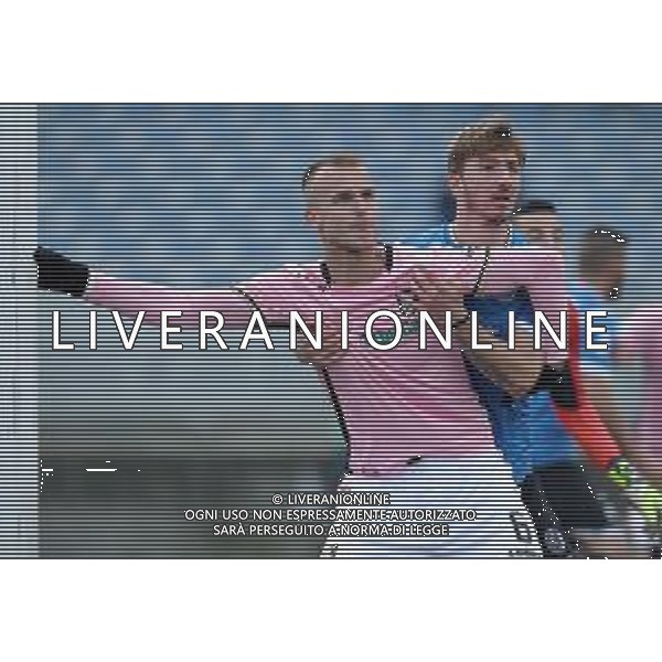 Campionato di Calcio Serie B ConTe.it 2017/2018 31a Giornata Novara - 17.03.2018 Novara-Palermo Nella Foto: Aljaz Struna e Dario Del Fabro /Ph.Vitez-Ag. Aldo Liverani