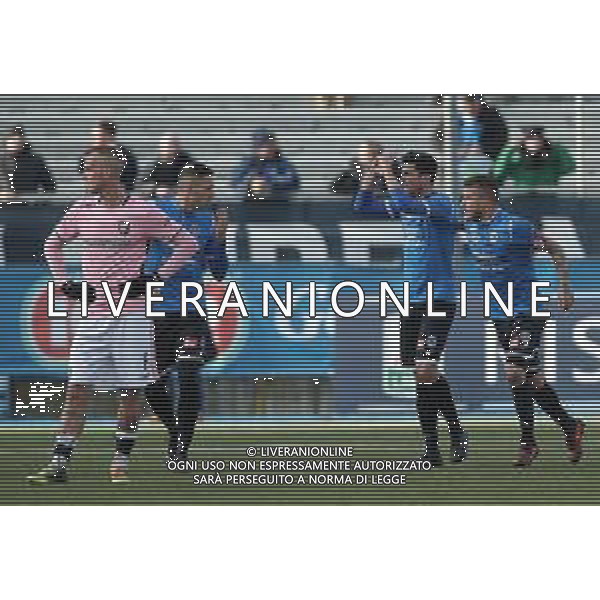 Campionato di Calcio Serie B ConTe.it 2017/2018 31a Giornata Novara - 17.03.2018 Novara-Palermo Nella Foto: esultanza dopo il gol di Daniele Sciaudone /Ph.Vitez-Ag. Aldo Liverani