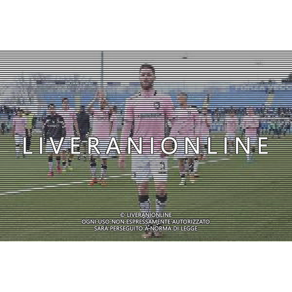 Campionato di Calcio Serie B ConTe.it 2017/2018 31a Giornata Novara - 17.03.2018 Novara-Palermo Nella Foto:delusione dei giocatori del palermo a fine gara - andrea rispoli /Ph.Vitez-Ag. Aldo Liverani