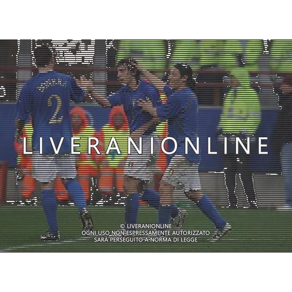 ITALY vs SCOTLAND (2-0) World Championship 2006 Qual. 26 march 2005 \'Meazza\' Stadium-Milan-Italy Italy-Pirlo Andrea FOTO ENRICO CALDERONI-AGENZIA ALDO LIVERANI S A S