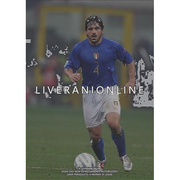 ITALY vs SCOTLAND (2-0) World Championship 2006 Qual. 26 march 2005 \'Meazza\' Stadium-Milan-Italy Italy-GATTUSO GENNARO FOTO ENRICO CALDERONI-AGENZIA ALDO LIVERANI S A S