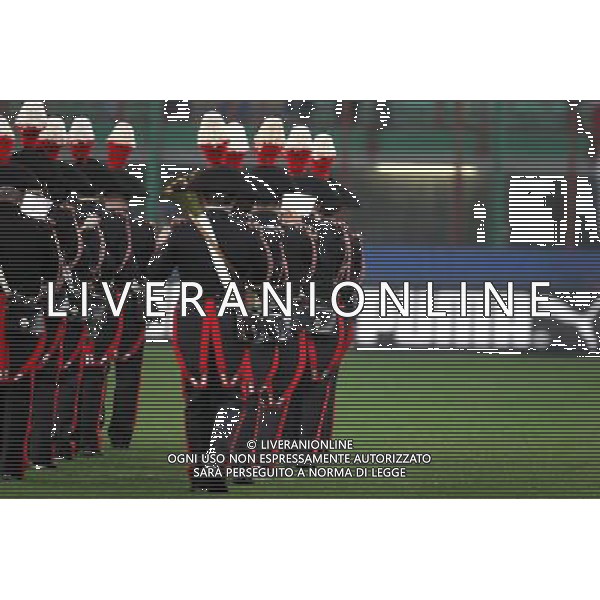 ITALY vs SCOTLAND (2-0) World Championship 2006 Qual. 26 march 2005 \'Meazza\' Stadium-Milan-Italy Italy-banda dei carabinieri FOTO ENRICO CALDERONI-AGENZIA ALDO LIVERANI S A S