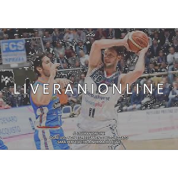 Fortitudo BOLOGNA - De\' Longhi TREVISO CAMPIONATO BASKET Serie A2 al PalaDozza di Bologna 18 Marzo 2018 nella foto ROSSELLI Guido e Gherardo Sabatini ©OPTIMAFOTO / AGENZIA ALDO LIVERANI SAS