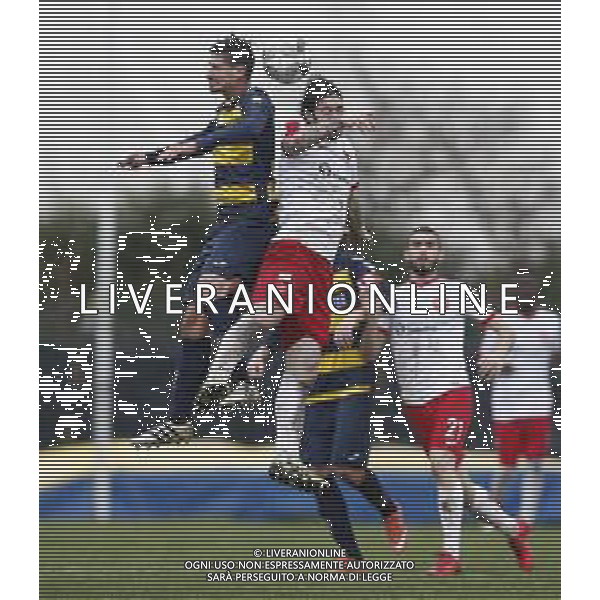 Santarcangelo - Triestina Campionato di calcio Serie C girone B 18/03/2017 nella foto: Di Santantonio Enzo e Luca pizzul ©Claudio Zamagni/Agenzia Aldo Liverani / AGENZIA ALDO LIVERANI SAS - SANTARCANGELO - TRIESTINA Campionato di calcio Serie C girone B 18-03-2017