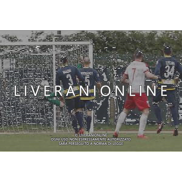 Santarcangelo - Triestina Campionato di calcio Serie C girone B 18/03/2017 nella foto: il gol di demiro pozzebon ©Claudio Zamagni/Agenzia Aldo Liverani / AGENZIA ALDO LIVERANI SAS - SANTARCANGELO - TRIESTINA Campionato di calcio Serie C girone B 18-03-2017