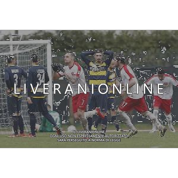 Santarcangelo - Triestina Campionato di calcio Serie C girone B 18/03/2017 nella foto: esultanza dopo il gol di demiro pozzebon ©Claudio Zamagni/Agenzia Aldo Liverani / AGENZIA ALDO LIVERANI SAS - SANTARCANGELO - TRIESTINA Campionato di calcio Serie C girone B 18-03-2017