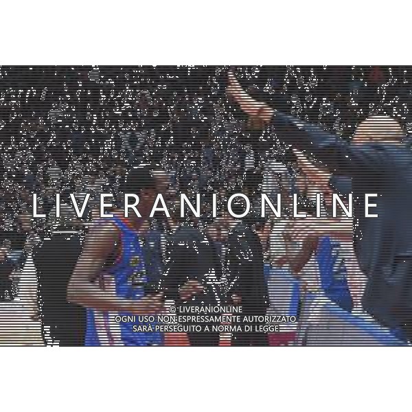 Fortitudo BOLOGNA - De\' Longhi TREVISO CAMPIONATO BASKET Serie A2 al PalaDozza di Bologna 18 Marzo 2018 nella foto ESULTANZA TREVISO ©OPTIMAFOTO / AGENZIA ALDO LIVERANI SAS