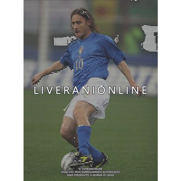 ITALY vs SCOTLAND (2-0) World Championship 2006 Qual. 26 march 2005 \'Meazza\' Stadium-Milan-Italy Italy-Totti Francesco FOTO ENRICO CALDERONI-AGENZIA ALDO LIVERANI S A S