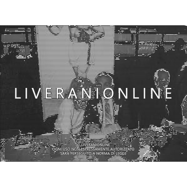 Presentazione del libro di Jake LaMotta \' Toro Scatenato\' a Milano 1981 - RETROSPETTIVA nella foto con Marina Fabbri ©OPTIMAFOTO / AGENZIA ALDO LIVERANI SAS