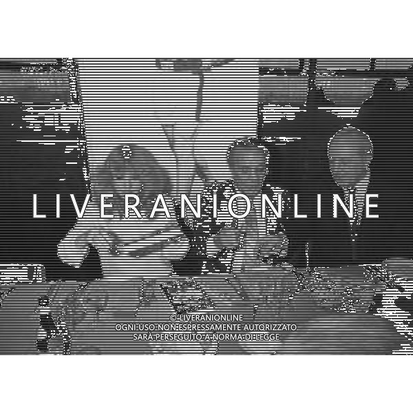 Presentazione del libro di Jake LaMotta \' Toro Scatenato\' a Milano 1981 - RETROSPETTIVA nella foto con Marina Fabbri ©OPTIMAFOTO / AGENZIA ALDO LIVERANI SAS