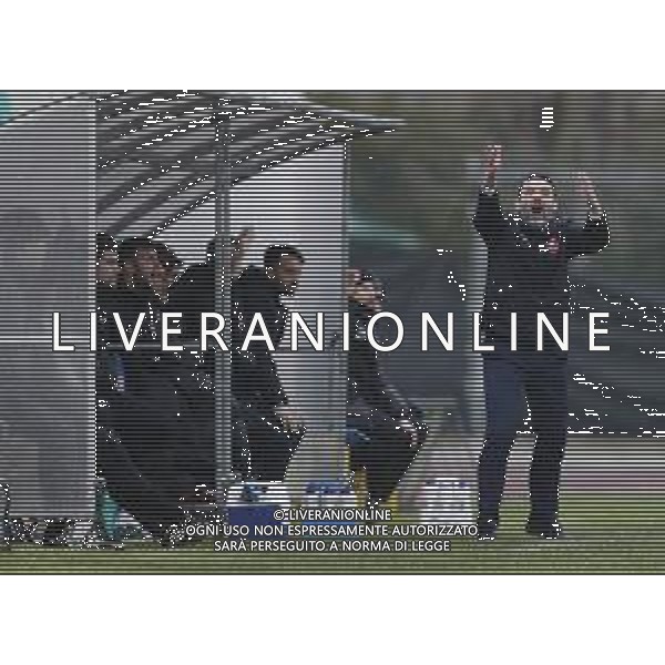 Santarcangelo - Triestina Campionato di calcio Serie C girone B 18/03/2017 nella foto: allenatore nicola princivalli ©Claudio Zamagni/Agenzia Aldo Liverani