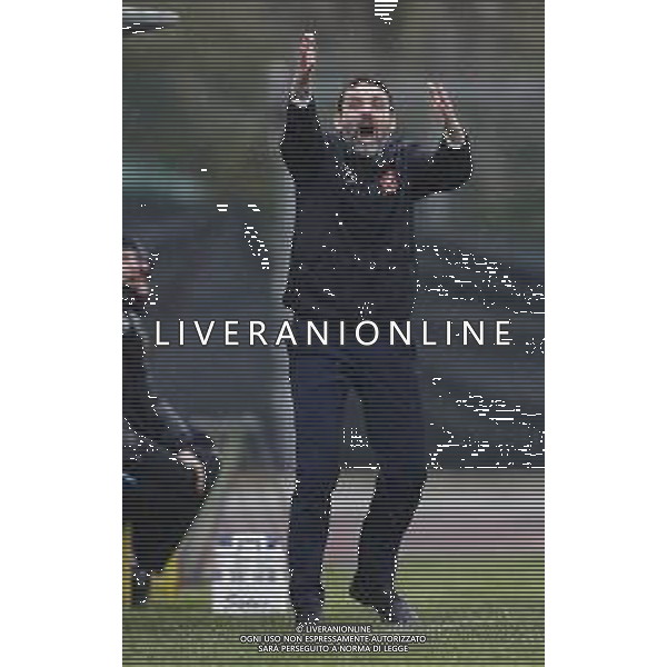 Santarcangelo - Triestina Campionato di calcio Serie C girone B 18/03/2017 nella foto: allenatore nicola princivalli ©Claudio Zamagni/Agenzia Aldo Liverani