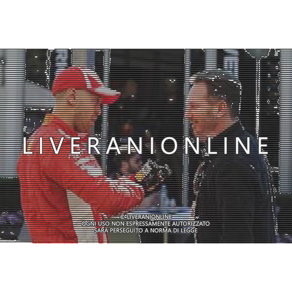 (L to R): Sebastian Vettel (GER) Ferrari with Christian Horner (GBR) Red Bull Racing Team Principal. 22.03.2018. Formula 1 World Championship, Rd 1, Australian Grand Prix, Albert Park, Melbourne, Australia, Preparation Day. / AGENZIA ALDO LIVERANI SAS - ITALY ONLY EDITORIAL USE ONLY