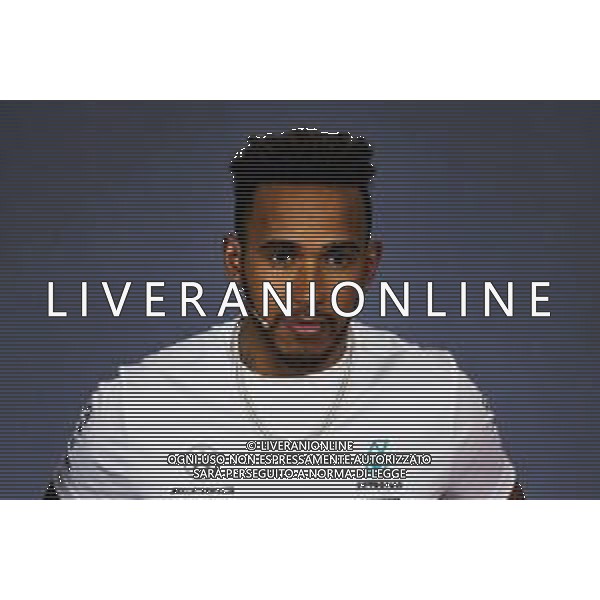 Lewis Hamilton (GBR) Mercedes AMG F1 in the FIA Press Conference. 22.03.2018. Formula 1 World Championship, Rd 1, Australian Grand Prix, Albert Park, Melbourne, Australia, Preparation Day. / AGENZIA ALDO LIVERANI SAS - ITALY ONLY EDITORIAL USE ONLY