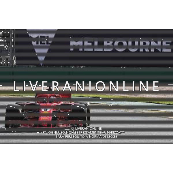 Sebastian Vettel (GER) Ferrari SF71H. 23.03.2018. Formula 1 World Championship, Rd 1, Australian Grand Prix, Albert Park, Melbourne, Australia, Practice Day. / AGENZIA ALDO LIVERANI SAS - ITALY ONLY EDITORIAL USE ONLY