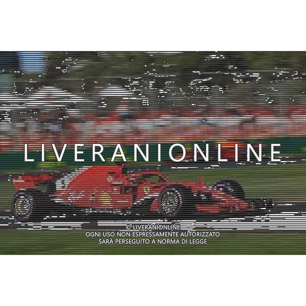 Sebastian Vettel (GER) Ferrari SF71H. 23.03.2018. Formula 1 World Championship, Rd 1, Australian Grand Prix, Albert Park, Melbourne, Australia, Practice Day. / AGENZIA ALDO LIVERANI SAS - ITALY ONLY EDITORIAL USE ONLY