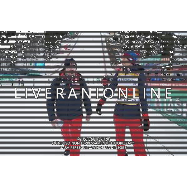 PLANICA, 23.03.2018 PUCHAR SWIATA W LOTACH NARCIARSKICH, KONKURS INDYWIDUALNY FIS SKI FLYING WORLD CUP INDIVIDUAL COMPETITION N/Z. ADAM MALYSZ I KAMIL STOCH FOTO: TOMASZ MARKOWSKI NEWSPIX.PL --- Newspix.pl AG ALDO LIVERANI SAS