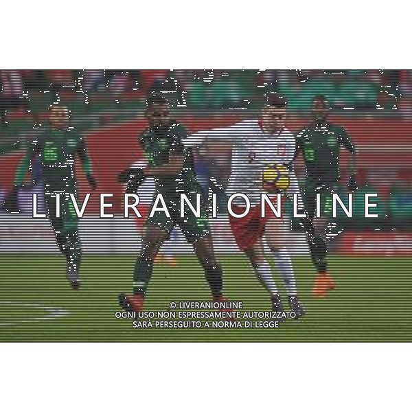 2018.03.23 Wroclaw Pilka Nozna Reprezentacja mecz towarzyski Polska - Nigeria N/z Brian Idowu, Robert Lewandowski Foto Rafal Rusek / PressFocus 2018.03.23 Wroclaw Football Friendly Game Poland - Nigeria Brian Idowu, Robert Lewandowski Credit: Rafal Rusek / PressFocus / NEWSPIX.PL --- Newspix.pl