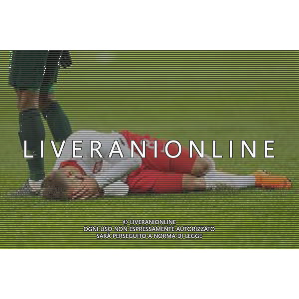 Cena minimalna internet 100 zl Cena minimalna print 100 zl Wroclaw 23 03 2018 Pilka nozna mecz towarzyski Polska vs Nigeria N/z Karol Linetty poland #8 bol kontuzja pain contusion injury Fot: Sebastian Borowski / newspix.pl Football friendly match Poland vs Nigeria --- Newspix.pl