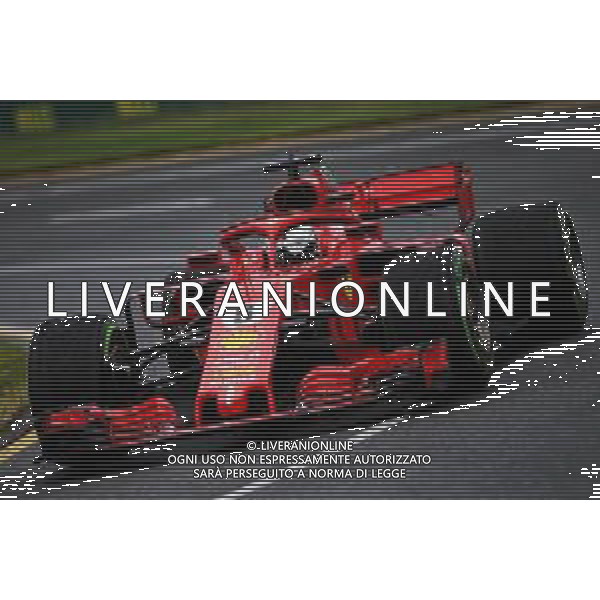 Sebastian Vettel (GER) Ferrari SF71H. 24.03.2018. Formula 1 World Championship, Rd 1, Australian Grand Prix, Albert Park, Melbourne, Australia, Qualifying Day. / AGENZIA ALDO LIVERANI SAS - ITALY ONLY EDITORIAL USE ONLY - F1 Prove Ufficiali Qualifiche - Formula One World Championship - Australian Grand Prix - Qualifying Day - Melbourne, Australia 24 marzo 2018