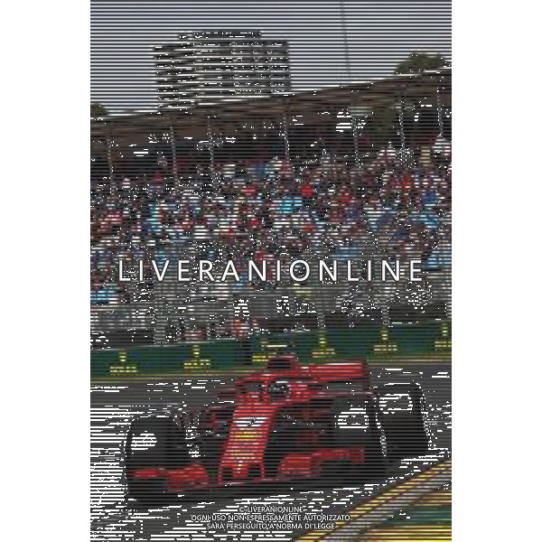 Kimi Raikkonen (FIN) Ferrari SF71H. 24.03.2018. Formula 1 World Championship, Rd 1, Australian Grand Prix, Albert Park, Melbourne, Australia, Qualifying Day. / AGENZIA ALDO LIVERANI SAS - ITALY ONLY EDITORIAL USE ONLY - F1 Prove Ufficiali Qualifiche - Formula One World Championship - Australian Grand Prix - Qualifying Day - Melbourne, Australia 24 marzo 2018
