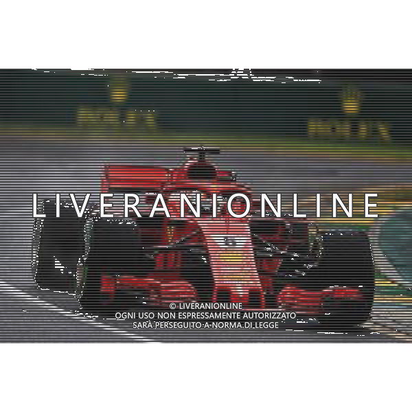 Sebastian Vettel (GER) Ferrari SF71H. 24.03.2018. Formula 1 World Championship, Rd 1, Australian Grand Prix, Albert Park, Melbourne, Australia, Qualifying Day. / AGENZIA ALDO LIVERANI SAS - ITALY ONLY EDITORIAL USE ONLY - F1 Prove Ufficiali Qualifiche - Formula One World Championship - Australian Grand Prix - Qualifying Day - Melbourne, Australia 24 marzo 2018
