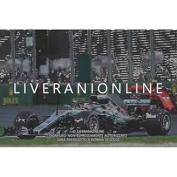 Lewis Hamilton (GBR) Mercedes AMG F1 W09. 25.03.2018. Formula 1 World Championship, Rd 1, Australian Grand Prix, Albert Park, Melbourne, Australia, Race Day. / AGENZIA ALDO LIVERANI SAS - ITALY ONLY EDITORIAL USE ONLY