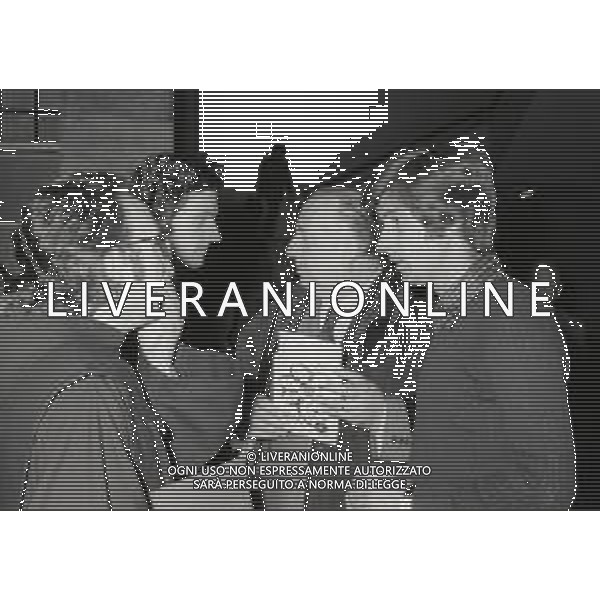 1973 MILANO-PROCESSO PER TRUFFA A PADRE ELIGIO NELLA FOTO AVVOCATO GIAN DOMENICO PISAPIA CON PADRE ELIGIO E GIANNI RIVERA AG ALDO LIVERANI SAS