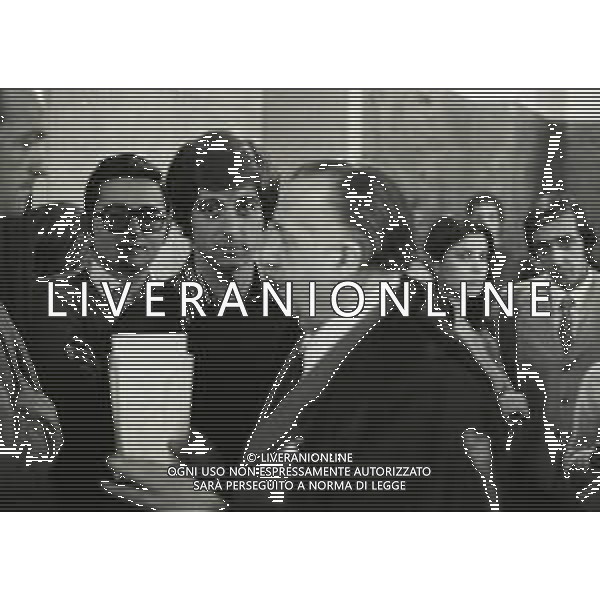 1973 MILANO-PROCESSO PER TRUFFA A PADRE ELIGIO NELLA FOTO AVVOCATO GIAN DOMENICO PISAPIA CON GIANNI RIVERA AG ALDO LIVERANI SAS