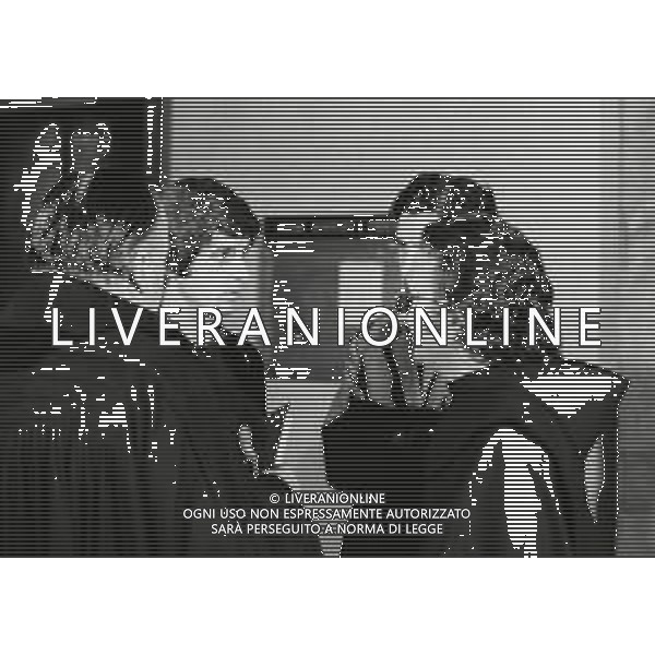 1973 MILANO-PROCESSO PER TRUFFA A PADRE ELIGIO NELLA FOTO AVVOCATO GIAN DOMENICO PISAPIA CON PADRE ELIGIO E GIANNI RIVERA AG ALDO LIVERANI SAS