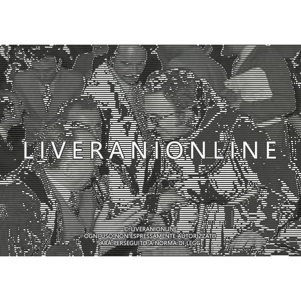 1973 MILANO-PROCESSO PER TRUFFA A PADRE ELIGIO NELLA FOTO AVVOCATO GIAN DOMENICO PISAPIA CON PADRE ELIGIO AG ALDO LIVERANI SAS