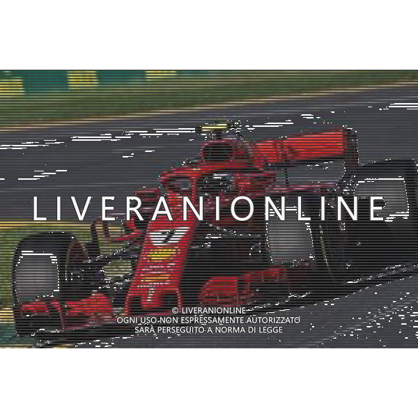 Kimi Raikkonen (FIN) Ferrari SF71H. 25.03.2018. Formula 1 World Championship, Rd 1, Australian Grand Prix, Albert Park, Melbourne, Australia, Race Day. AG ALDO LIVERANI SAS ONLY ITALY