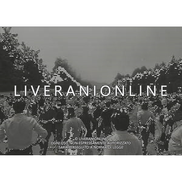 1983 PREDAPPIO CRIPTA DI BENITO MUSSOLINI CIMITERO DI SAN CASSIANO CENTENARIO DELLA NASCITA DI BENITO MUSSOLINI NELLA FOTO CIMITERO DI SAN CASSIANO DOVE E\' SEPOLTO BENITO MUSSOLINI AG ALDO LIVERANI SAS