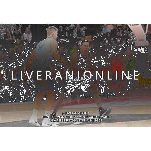 VIRTUS BOLOGNA - ENEL BASKET BRINDISI CAMPIONATO BASKET SERIE A 1 - 25 MARZO 2018 NELLA FOTO Alessandro Pajola E MESICEK BLAZ © OPTIMAFOTO / AGENZIA ALDO LIVERANI SAS
