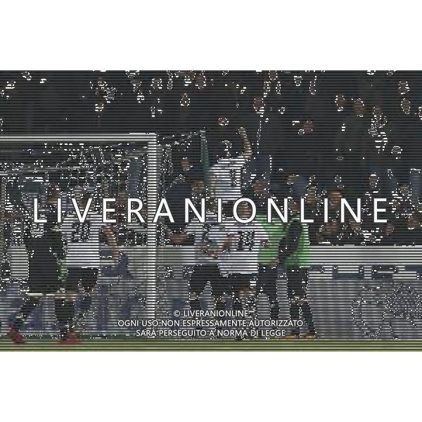 Cesena - Perugia campionato di calcio serie B ConTe.it 25/03/2018 nella foto: esultanza dopo il gol di SCHIAVONE ANDREA ©Claudio Zamagni/Agenzia Aldo Liverani / AGENZIA ALDO LIVERANI SAS