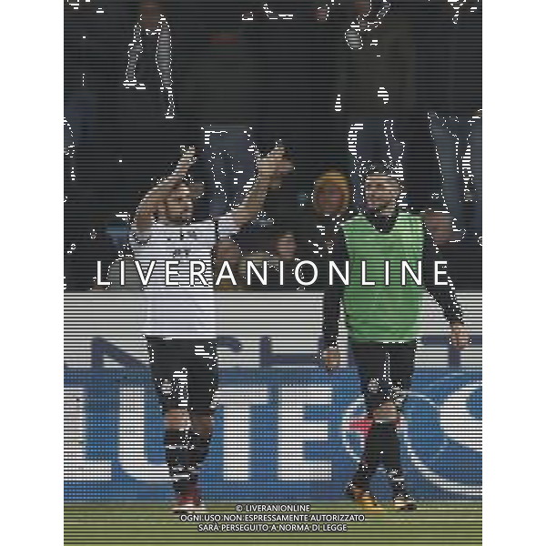Cesena - Perugia campionato di calcio serie B ConTe.it 25/03/2018 nella foto: esultanza dopo il gol di SCHIAVONE ANDREA ©Claudio Zamagni/Agenzia Aldo Liverani / AGENZIA ALDO LIVERANI SAS