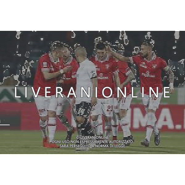 Cesena - Perugia campionato di calcio serie B ConTe.it 25/03/2018 nella foto: esultanza dopo il gol di Bianco Raffaele ©Claudio Zamagni/Agenzia Aldo Liverani / AGENZIA ALDO LIVERANI SAS