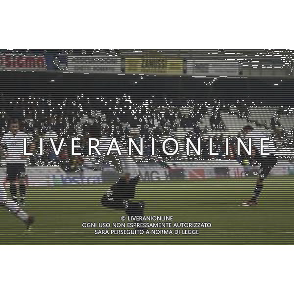 Cesena - Perugia campionato di calcio serie B ConTe.it 25/03/2017 nella foto: goal SCHIAVONE ANDREA ©Claudio Zamagni/Agenzia Aldo Liverani