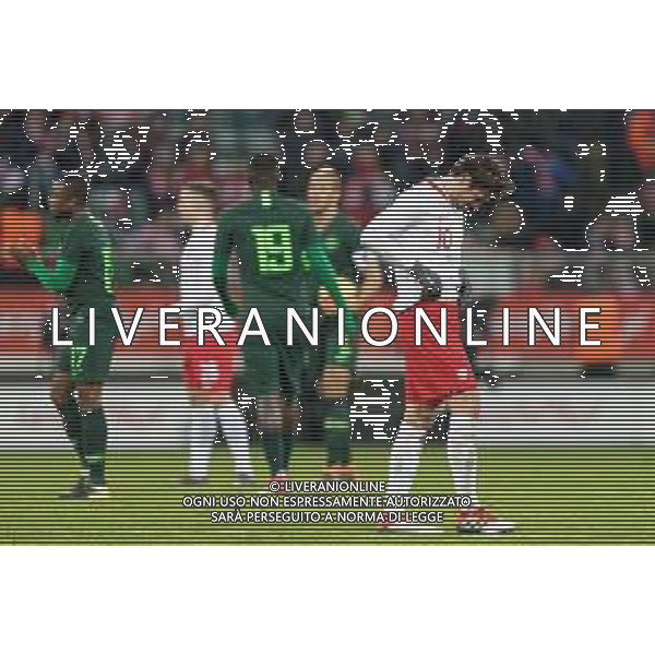 Cena minimalna internet 100 zl Cena minimalna print 100 zl Wroclaw 23 03 2018 Pilka nozna mecz towarzyski Polska vs Nigeria N/z Grzegorz Krychowiak poland #10 smutek po przegranym meczu sadness after the lost match Fot: Sebastian Borowski / newspix.pl Football friendly match Poland vs Nigeria AG ALDO LIVERANI SAS ONLY ITALY