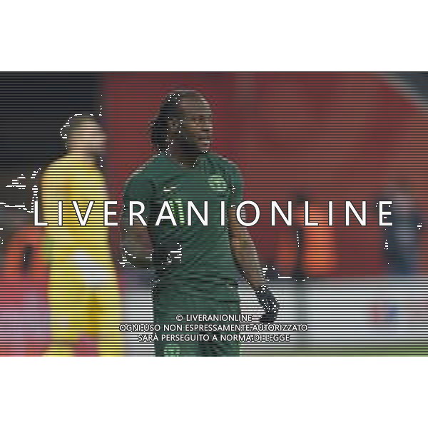 Cena minimalna internet 100 zl Cena minimalna print 100 zl Wroclaw 23 03 2018 Pilka nozna mecz towarzyski Polska vs Nigeria N/z Victor Moses nigeria #11 radosc po gol bramka joy after goal celebrates after scoring goal rzut karny penalty kick Fot: Sebastian Borowski / newspix.pl Football friendly match Poland vs Nigeria --- Newspix.pl AG ALDO LIVERANI SAS ONLY ITALY
