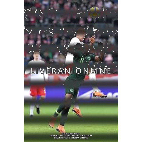 23.03.2018 WROCLAW STADION WROCLAW ( POLAND ) PILKA NOZNA ( FOOTBALL ) MECZ TOWARZYSKI REPREZENTACJI NARODOWYCH ( INTERNATIONAL FRIENDLY GAME ) MECZ POLSKA - NIGERIA ( POLAND - NIGERIA ) NZ VICTOR MOSES JACEK GORALSKI FOTO MICHAL STANCZYK / CYFRASPORT / NEWSPIX.PL --- Newspix.pl AG ALDO LIVERANI SAS ONLY ITALY