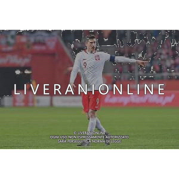 23.03.2018 WROCLAW STADION WROCLAW ( POLAND ) PILKA NOZNA ( FOOTBALL ) MECZ TOWARZYSKI REPREZENTACJI NARODOWYCH ( INTERNATIONAL FRIENDLY GAME ) MECZ POLSKA - NIGERIA ( POLAND - NIGERIA ) NZ ROBERT LEWANDOWSKI SYLWETKA FOTO MICHAL STANCZYK / CYFRASPORT / NEWSPIX.PL --- Newspix.pl AG ALDO LIVERANI SAS ONLY ITALY