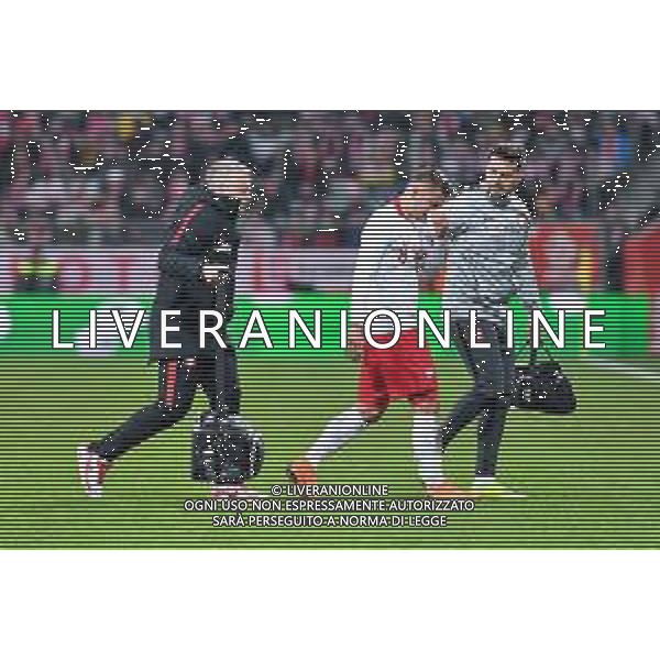 23.03.2018 WROCLAW STADION WROCLAW ( POLAND ) PILKA NOZNA ( FOOTBALL ) MECZ TOWARZYSKI REPREZENTACJI NARODOWYCH ( INTERNATIONAL FRIENDLY GAME ) MECZ POLSKA - NIGERIA ( POLAND - NIGERIA ) NZ KAROL LINETTY KONTUZJA URAZ BOL FOTO MICHAL STANCZYK / CYFRASPORT / NEWSPIX.PL --- Newspix.pl AG ALDO LIVERANI SAS ONLY ITALY