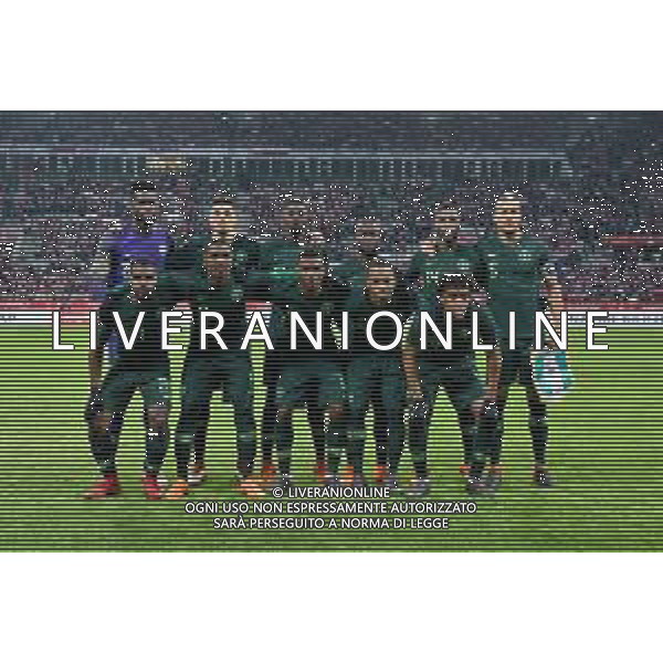 23.03.2018 WROCLAW STADION WROCLAW ( POLAND ) PILKA NOZNA ( FOOTBALL ) MECZ TOWARZYSKI REPREZENTACJI NARODOWYCH ( INTERNATIONAL FRIENDLY GAME ) MECZ POLSKA - NIGERIA ( POLAND - NIGERIA ) NZ BRIAN IDOWU ODION IGHALO ABDULLAHI SHEHU JOEL OBI ALEX IWOBI FRANCIS UZOHO KELECHI IHEANACHO WILLIAM EKONG WILFRED NDIDI ZDJECIE GRUPOWE TEAM PHOTO FOTO MICHAL STANCZYK / CYFRASPORT / NEWSPIX.PL --- Newspix.pl AG ALDO LIVERANI SAS ONLY ITALY