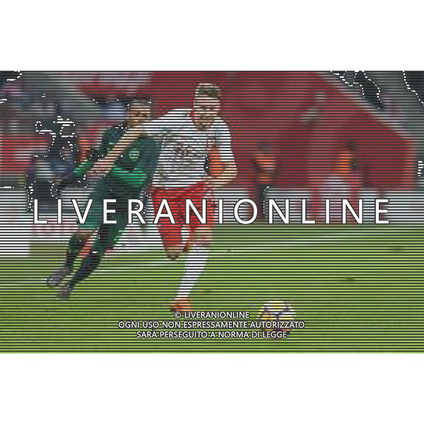 23.03.2018 WROCLAW STADION MIEJSCI ( POLAND ) PILKA NOZNA ( FOOTBALL ) MECZ TOWARZYSKI REPREZENTACJI NARODOWYCH ( INTERNATIONAL FRIENDLY GAME ) MECZ POLSKA - NIGERIA ( POLAND - NIGERIA ) NZ PRZEMYSLAW FRANKOWSKI SYLWETKA FOTO MARCIN PIRGA / CYFRASPORT / NEWSPIX.PL --- Newspix.pl AG ALDO LIVERANI SAS ONLY ITALY